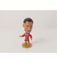 Futbolcu 3D Figür Futbol Yıldızı Biblo 6.5 cm Nostalji Ev Ofis Dekor Oyuncak