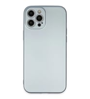 Pilelistore   iPhone 12 Pro Max Kılıf Nano içi Kadife Silikon - Sky Blue