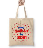 Happy Mothers Day 2021 Bez Çanta Uzun Saplı