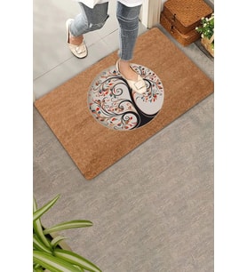 Valerine Life Dilek Ağacı Temalı Kapı Önü Paspası 45x70cm