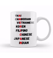 AMERICAN The Other Ones Stop AAPI Hate Kupa Bardak Porselen