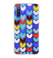 PrintiFy Xiaomi Mi 9 ile Uyumlu 1mm Slim Fit Water Color 1 Baskılı Şeffaf  Kılıf