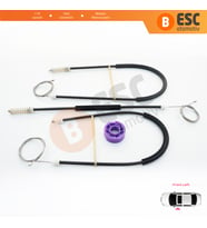Seat Toledo MK3 2004-2009 Altea 5P1 XL 5P5 5P8 İçin Elektrikli Ön Sol Kapı Cam Kriko Tamir Seti