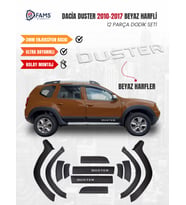 Dacia Duster 2010-2017 Uyumlu Dodik Seti 12 Parça (Beyaz Harfli)