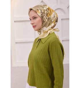 Belli % 100 Twill İpek Eşarp 4220D 35