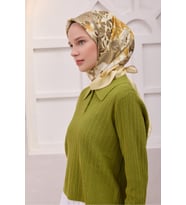 Belli % 100 Twill İpek Eşarp 4220D 35