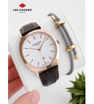 Lee Cooper Deri Kordon Takvimli Kadran 2 Yıl Garantili 5 Atm Suya Dayanıklı Erkek Kol Saati 8248.432