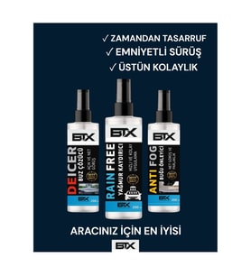 Buz Çözücü - Yağmur Kaydırıcı - Buğu Önleyici Sprey 200ml 3'lü Set