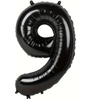 Beysüs Siyah 9 Rakam Folyo Balon 80 cm
