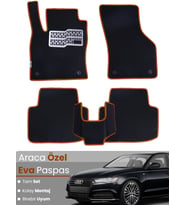 AUDİ A6 (2012-2018) Uyumlu EVA Paspas Tam Set–Araca Özel,Su Geçirmez,Hızlı ve Kolay Montaj