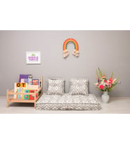 %100 Organik Yatak, Fransız Tarzı El Yapımı Bebek ve Çocuk Yatağı, Dekoratif Minder / Ethnic 60x120x15 cm