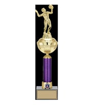 ODAK KUPA - Figürlü Kupalar - Voleybol Kadın Figürlü Kupalar FG-059 A - 46 cm