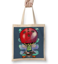 Skull Cute Bez Çanta Uzun Saplı