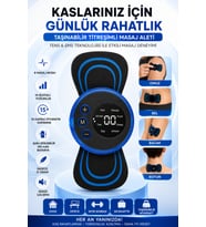 Taşınabilir Titreşimli Masaj Aleti Derin Doku Kas Gevşetici Şarjlı El Masaj Cihazı Boyun Bel Bacak