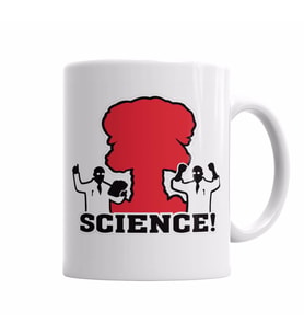 Science Nuclear Kupa Bardak Porselen