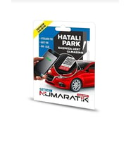 Hatalı Park Orkod Okuyucu Sticker (Çok Renkli-Renksız)
