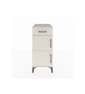 Kronos Komodin Tek Raflı Tek Çekmeceli 2 Kapaklı 44x59x96 Aytaşı-Aytaşı