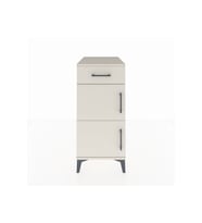 Kronos Komodin Tek Raflı Tek Çekmeceli 2 Kapaklı 44x59x96 Aytaşı-Aytaşı