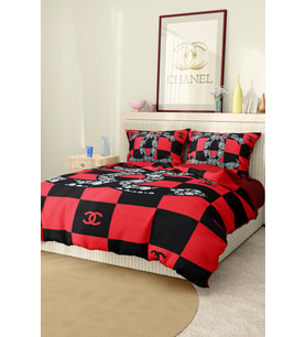 Marcalanya Çift Kişilik Nevresim Takımı Pamuklu Saten Kumaş 6 Parça 3D Dijital Baskı Duvet Cover Set Model.