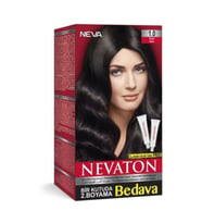 Set Saç Boyası Bir Kutuda 2 Boyama 1.0 Siyah
