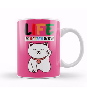 Funny Cat Lover Gifts For   Men Kkids Kupa Bardak Porselen
