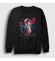 Presmono Unisex Siyah Tomoya Nagisa Anime Clannad Sweatshirt 556191tt