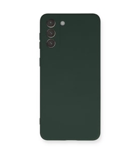 Galaxy S21 Kılıf Nano Içi Kadife Silikon - Koyu Yeşil