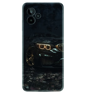 General Mobile GM 24 Pro Kılıf Silikon Desen Özel Seri Black Car 1768