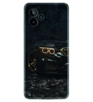 General Mobile GM 24 Pro Kılıf Silikon Desen Özel Seri Black Car 1768