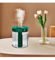 -F18 BUHAR MAKİNESİ- Hava Nemlendirici H2O Üç Püskürtme Portlu Type-C Giriş 1850ml Su Hazneli