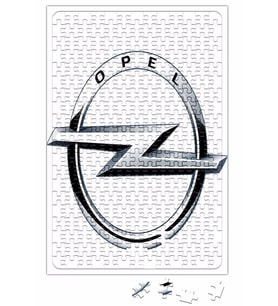 Emblema Opel Logo Puzzle 240 Parça Yapboz