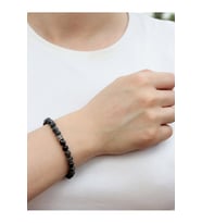 Doğal Taş Labradorit Doğal Taş Bileklik Orta Boy 6 Mm Taşlı dtdbl6 (Gri)