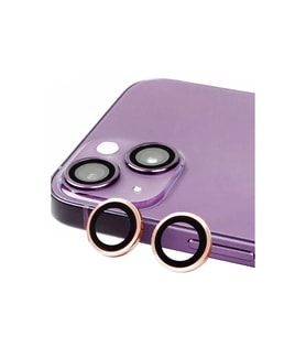 Apple iPhone 15 Raze Metal Kamera Lens - Pembe