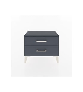 Arges Komodin 2 Çekmeceli 60x30x48 Antrasit-Antrasit