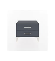 Arges Komodin 2 Çekmeceli 60x30x48 Antrasit-Antrasit