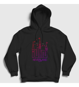 Presmono Unisex Beyaz Neverland K-Pop G I Dle Kapüşonlu Sweatshirt 409463tt (Siyah)
