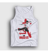 Presmono Unisex Beyaz i am Bruce Lee Atlet 256793tt