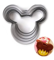 Kek Kurabiye Ve Pasta Kalıbı Metal 5 Li Set Mickey Mause