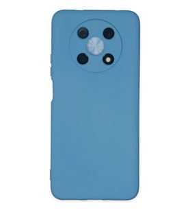 Newface Huawei Nova Y90 Kılıf Nano içi Kadife Silikon - Mavi