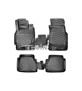 Honda CR-V 1995-2001 3D Havuzlu Paspas Siyah (Karışık)