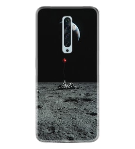 Oppo Reno 2Z 4 Lite 4 Pro 5 6 7 A31 Kılıf Desemli Silikon Astronoot Red Baloon 1608