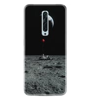 Oppo Reno 2Z 4 Lite 4 Pro 5 6 7 A31 Kılıf Desemli Silikon Astronoot Red Baloon 1608