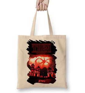 Stranger Things Trem Doido Minas Bez Çanta Uzun Saplı