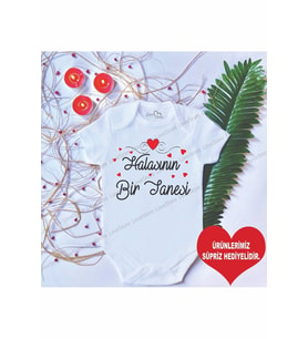 Unisex Bebek Baskılı Hala %100 Pamuklu Çıtçıtlı Body Zıbın