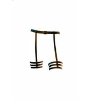 Mulvxbrf Brf02 Siyah Jartiyer Harness Deri Tokalı Bacak Aksesuarı - Brf129 (Mulvix)