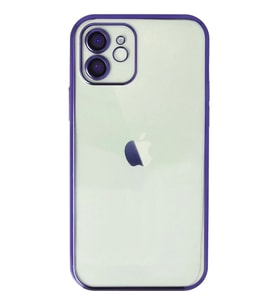 Newface Apple iPhone 11 Kılıf Razer Lensli Silikon - Mor