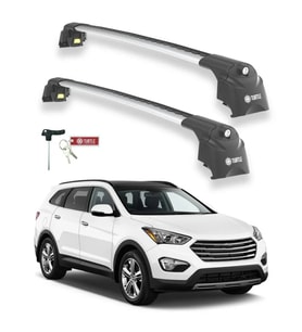 Turtle Hyundai Santa Fe (Dm) 2013-2018 Ara Atkı Air2 Gri