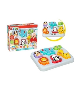 Sevimli Hayvanlar Bultak Oyuncak Eğitici Bebek Oyuncağı 7 Parça puzzle yapboz