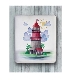 Deniz Feneri Bilek Destekli Mouse Pad