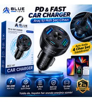 Araç Şarj Başlığı Qualcom Hızlı Şarj Car Charger